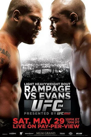 Постер: UFC 114: Rampage vs. Evans