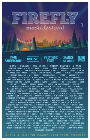 Постер: Muse - Live at Firefly Music Festival