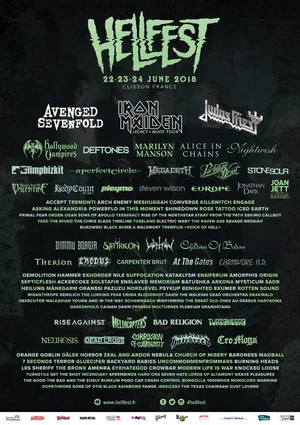 Постер: Le Festival Hellfest 2018