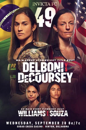 Постер: Invicta FC 49: Delboni vs. DeCoursey