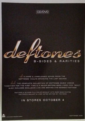 Постер: Deftones - B-Sides & Rarities DVD