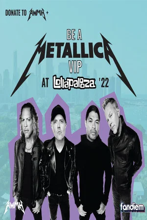 Постер: Metallica at Lollapalooza 2022