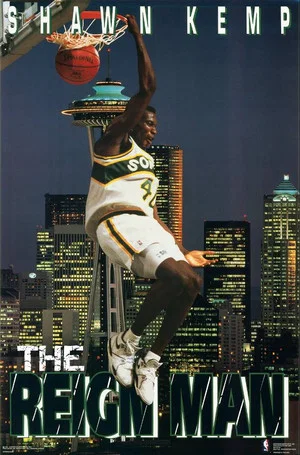 Постер: Shawn Kemp - The Reign Man