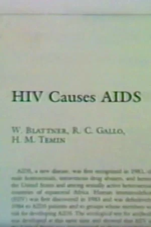 Постер: The Cause of AIDS: Fact & Speculation