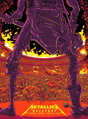 Постер: Metallica Live Hellfest 2022