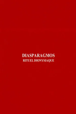 Постер: Diasparagmos: Rituel dionysiaque