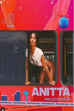 Постер: Anitta Live at Rock in Rio Lisbon