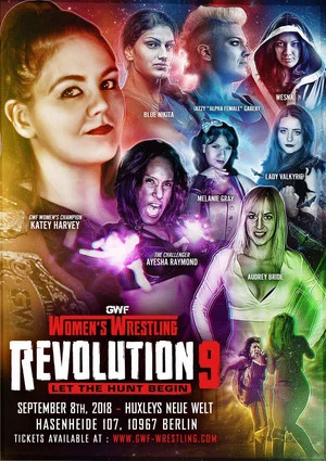 Постер: GWF Women's Wrestling Revolution 9: Let The Hunt Begin