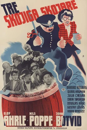 Постер: Tre skojiga skojare