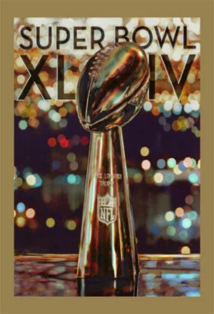 Постер: Super Bowl XLIV