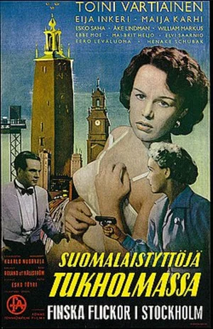 Постер: Suomalaistyttöjä Tukholmassa