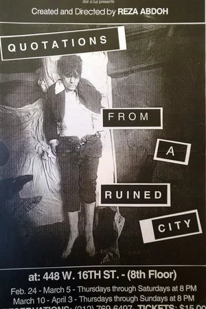 Постер: Quotations From a Ruined City