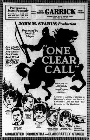 Постер: One Clear Call