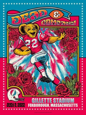 Постер: Dead & Company: 2022-07-02 Gillette Stadium, Foxborough, MA