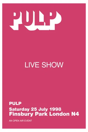 Постер: Pulp: The Park is Mine