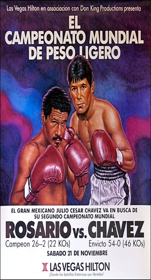 Постер: Julio Cesar Chavez vs. Edwin Rosario