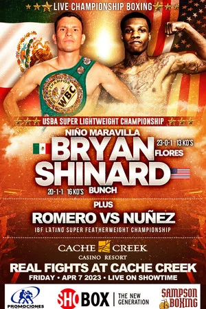 Постер: Shinard Bunch vs. Bryan Flores