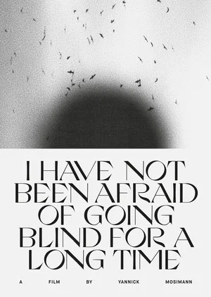 Постер: I HAVE NOT BEEN AFRAID OF GOING BLIND FOR A LONG TIME