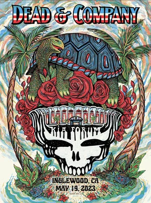 Постер: Dead & Company: 2023-05-19 Kia Forum, Inglewood, CA, USA