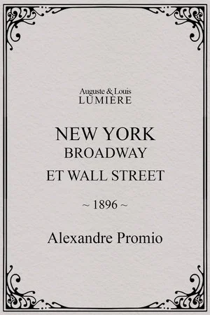 Постер: New York, Broadway and Wall Street