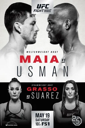 Постер: UFC Fight Night 129: Maia vs. Usman