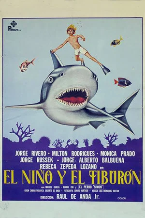 Постер: El niño y el tiburón