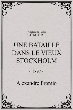 Постер: Une bataille dans le vieux Stockholm
