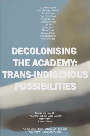 Постер: Decolonising the Academy: Trans-Indigenous Possibilities