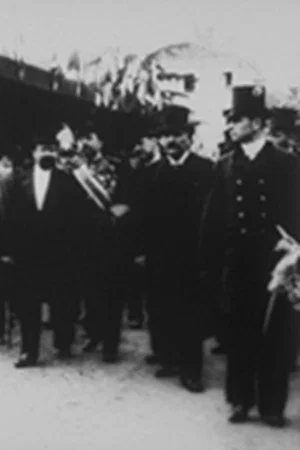 Постер: Le président après l’inauguration du monument de Paul Baudry