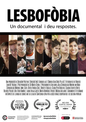 Постер: Lesbofòbia, un documental i deu respostes