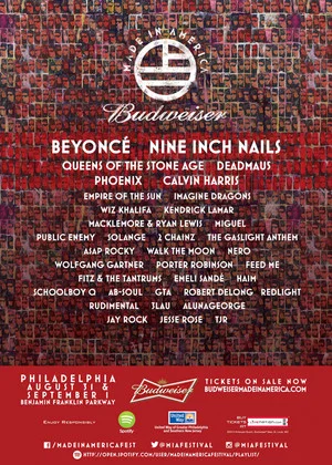 Постер: Nine Inch Nails : Budweiser Made In America Festival