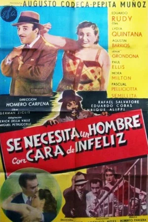 Постер: Se necesita un hombre con cara de infeliz