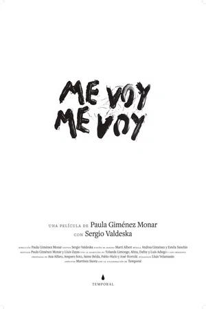 Постер: Me voy. Me voy