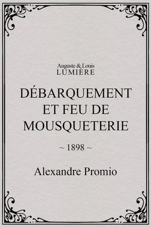 Постер: Débarquement et feu de mousqueterie