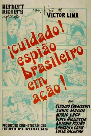 Постер: Cuidado! Espião Brasileiro em Ação!