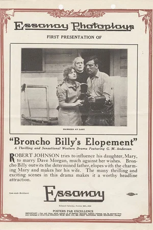 Постер: Broncho Billy's Elopement