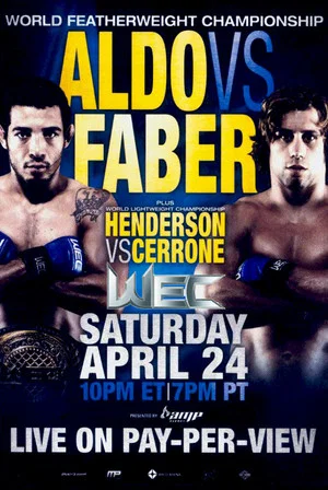 Постер: WEC 48: Aldo vs. Faber