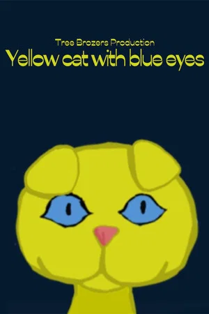 Постер: Yellow Cat with Blue Eyes