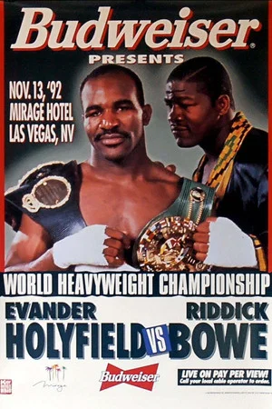 Постер: Evander Holyfield vs Riddick Bowe I
