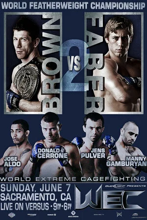 Постер: WEC 41: Brown vs. Faber 2