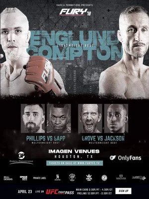 Постер: Fury FC 78: Englund vs. Compton