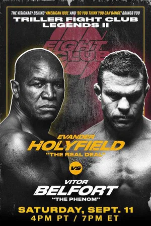 Постер: Evander Holyfield vs. Vitor Belfort