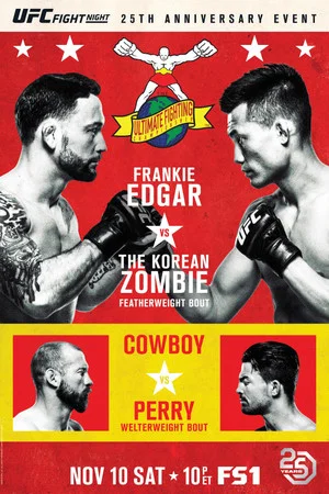 Постер: UFC Fight Night 139: Korean Zombie vs Rodriguez