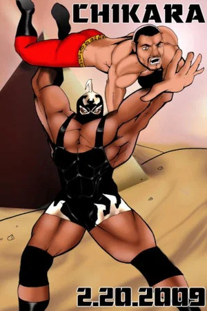 Постер: CHIKARA If the Airplane is Snowed in, Put your Bloody Skis on and Get Going!