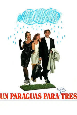 Постер: Un paraguas para tres