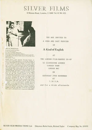 Постер: A Kind of English
