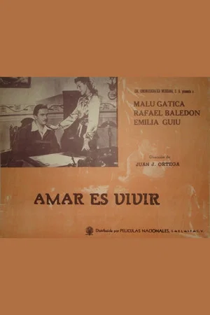 Постер: Amar es vivir