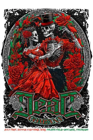 Постер: Dead & Company: 2023-07-03 Folsom Field, Boulder, CO, USA