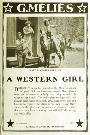 Постер: A Western Girl