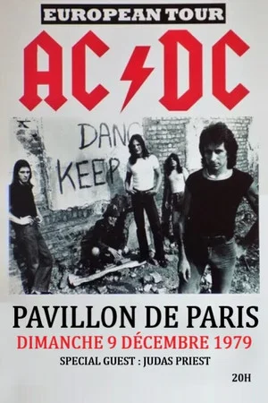 Постер: AC/DC - At the Pavillon in Paris 1979